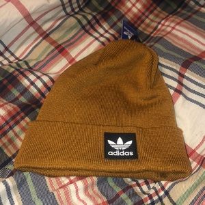 NWT Adidas Gold Ochre/Tan Beanie, Standard Fit
